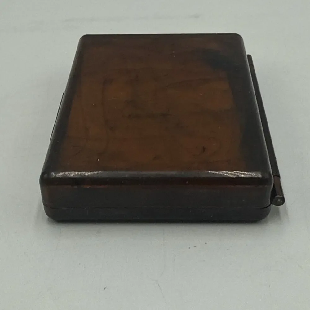 Lucite‎ Tissue Box & Mirror Compact Set From Holiday Inn Des Moines Iowa Rare